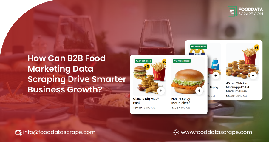 B2B Food Marketing Data Scraping for Business Growth